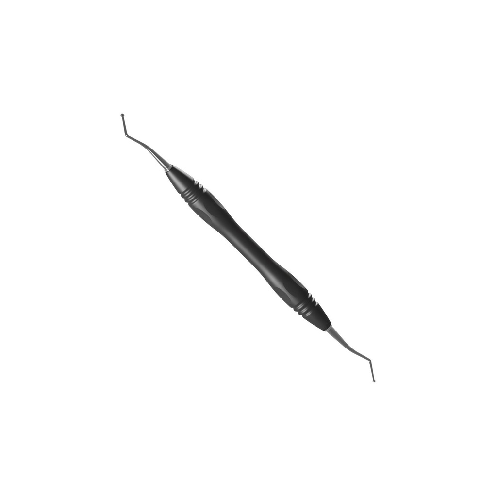 Plugger, ball shaped, size 2, double-ended, PEEK handle (4)