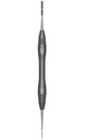 HEIDEMANN, spatula, flex., sz.2, double-end., PEEK handle (3)