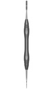 HEIDEMANN, spatula, flex., sz.3, double-end., PEEK handle (2)