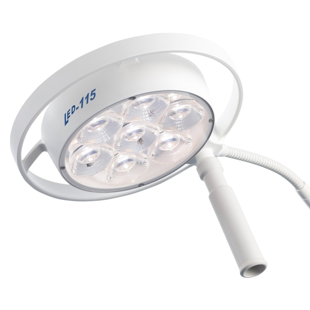 Dr. Mach LED 115 spotlamp, statiefmodel op 5-voets statief (2)