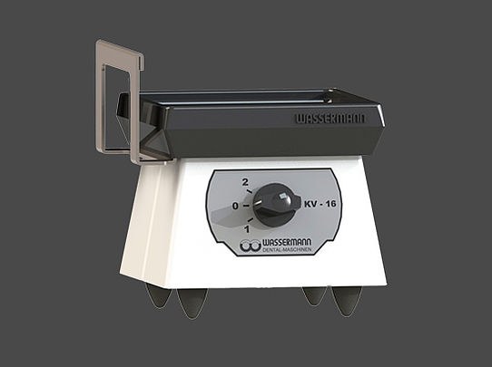 Wassermann KV-16 Power Vibrator, kunststofgecoat RVS, wit (2)