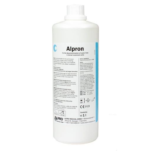 [90356] Alpro Medical Alpron desinfectiemiddel voor unitwaterleidingen, concentraat, 1 liter