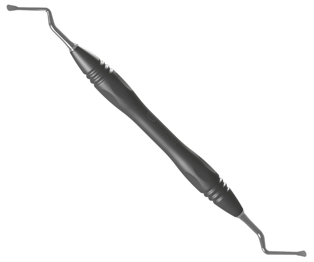 [67-797-087P0] Ustomed - LUCAS Bone curette, 17cm, size 87, PEEK handle