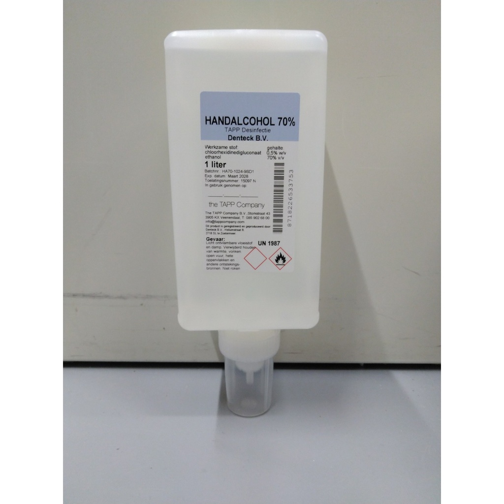 Tapp Company TAPP Desinfectie vloeibaar - 1000 ml