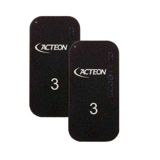 [990218] Acteon Fosforplaat, standaard - maat 3 (set van 2)