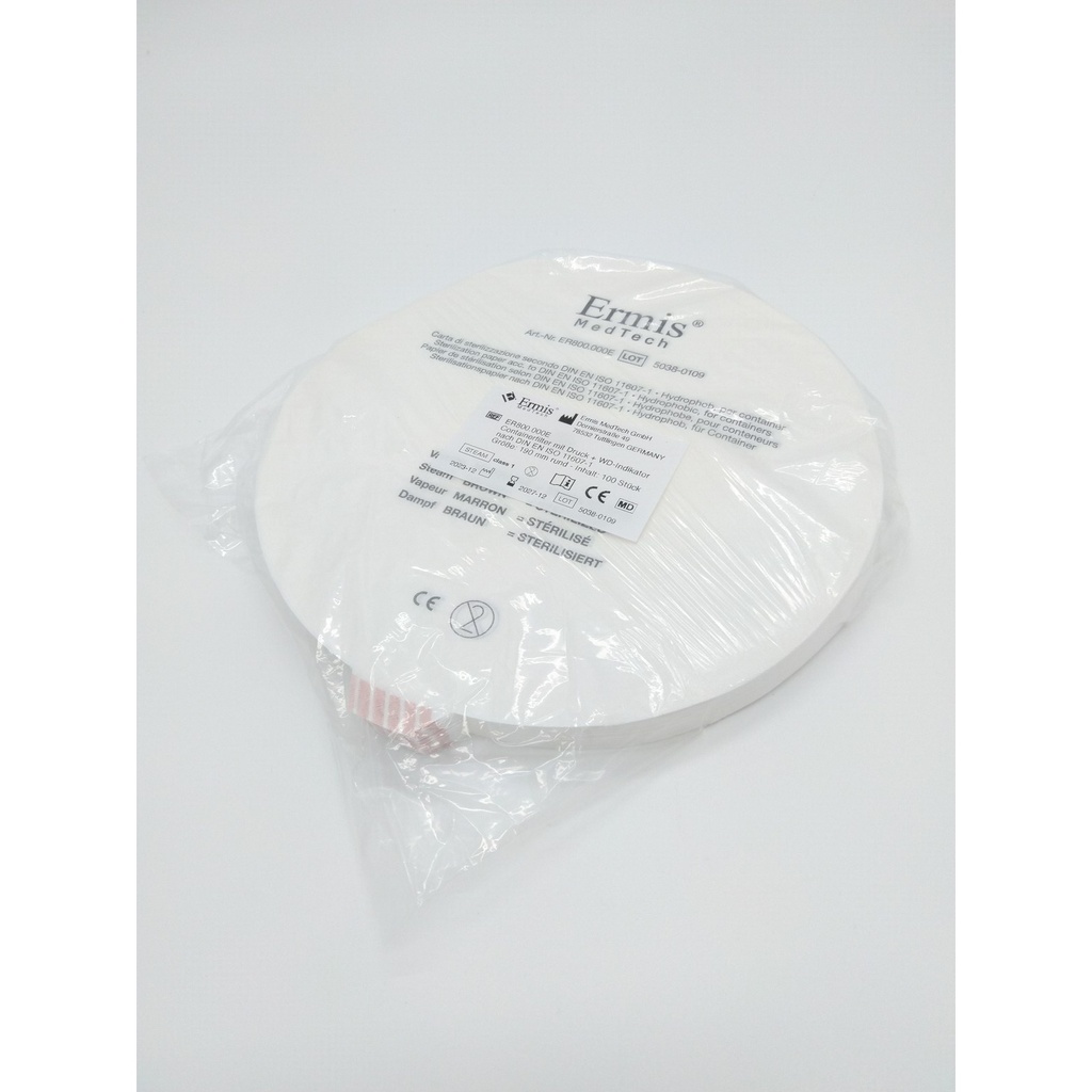 Ermis Papieren filter, eenmalig gebruik voor 1/1, 1/2 en 3/4 Container (100 stuks, Ermis logo)