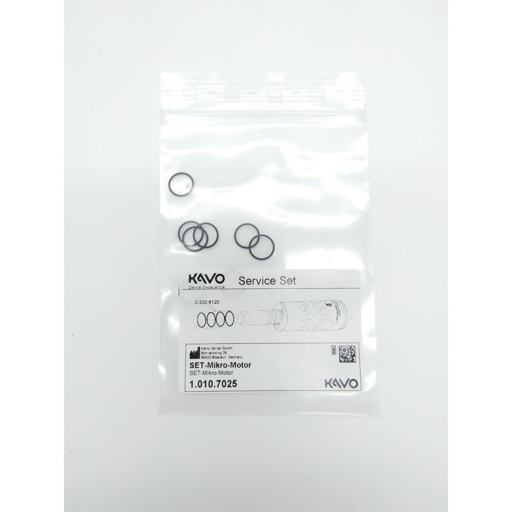 [1.010.7025] KaVo O-ringen set micromotor 8 stuks