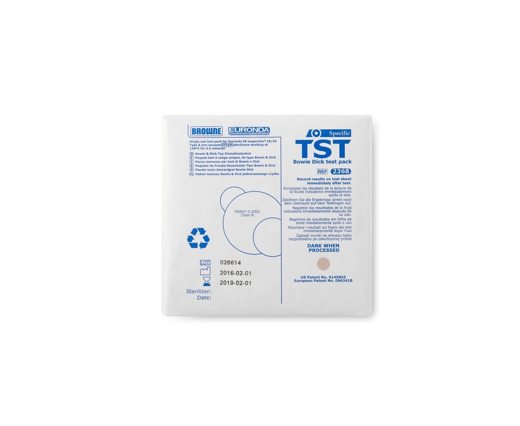 [243001] Euronda Bowie & Dick testkit