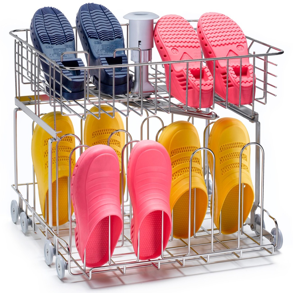 SMEG - ZCS3B - Trolley for operating room shoe washing - 2 levels