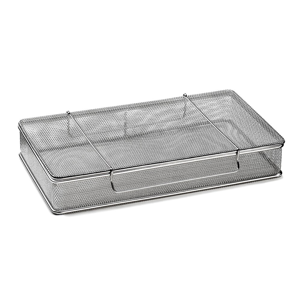 [CSMICRO3] SMEG - CSMICRO3 - Micro-instruments basket in fine-drawn mesh with cover