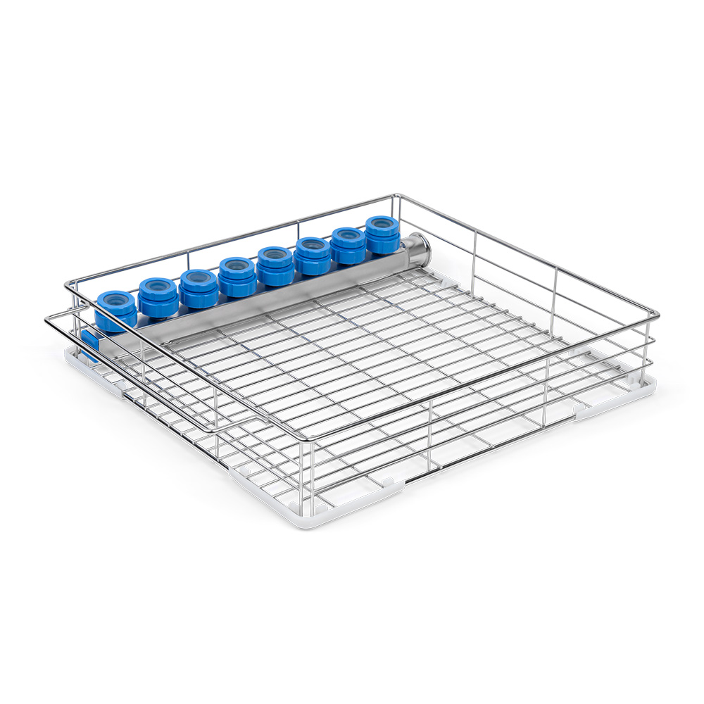 Euronda - Eurosafe 60 waskorf met 8 handstuk houders