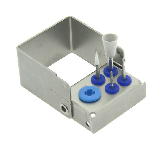 [190408-1] Nichrominox Plug'In Mixte 4 + 1 borenblok, 4 boren en 1 scalertip of accessoire (Grijs)