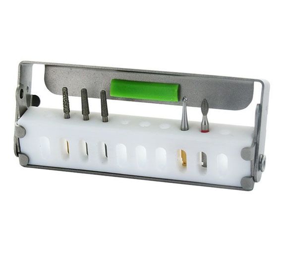 [190220] Nichrominox Bur Flash MX borenblok - 10 gaten