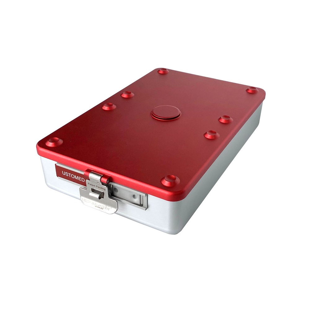 [90-626-085] Ustomed sterilisatie container, labyrint filter, 8,5 cm