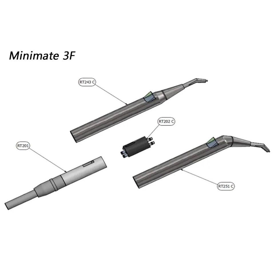 [RT251C] Luzzani Minimate huls gebogen compleet