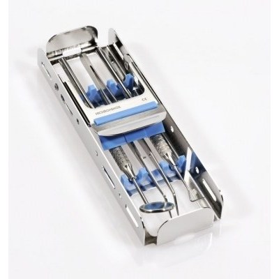 [182903-2] Nichrominox Easy clip 3, houder voor 3 instrumenten, blauw