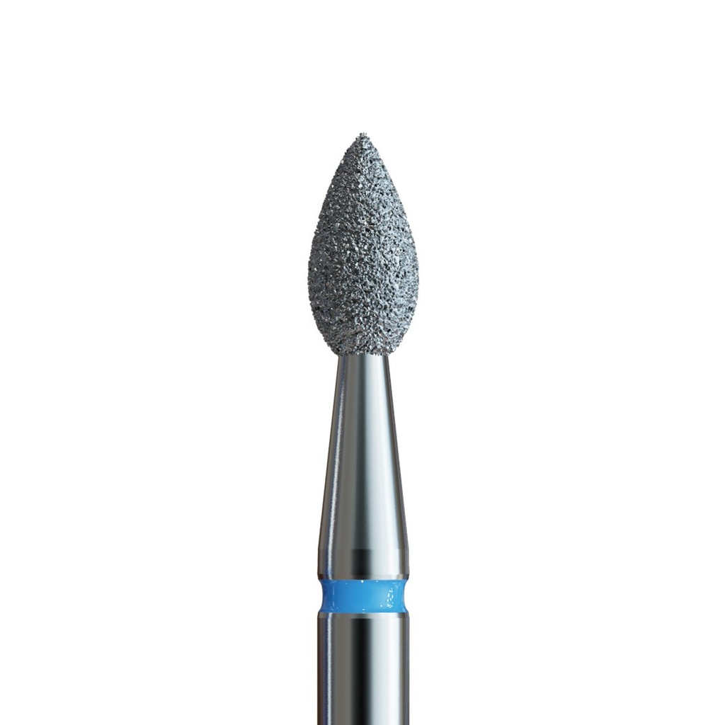 [831FG.021] IQDENT diamantboor 831, rugbybalvorm, medium, FG, 2,1 mm, 5 stuks