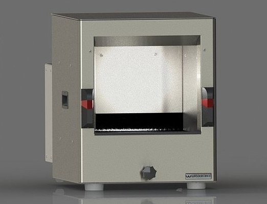 [174970C] Wassermann Stoomcabine RVS met geïntegreerde afzuiging