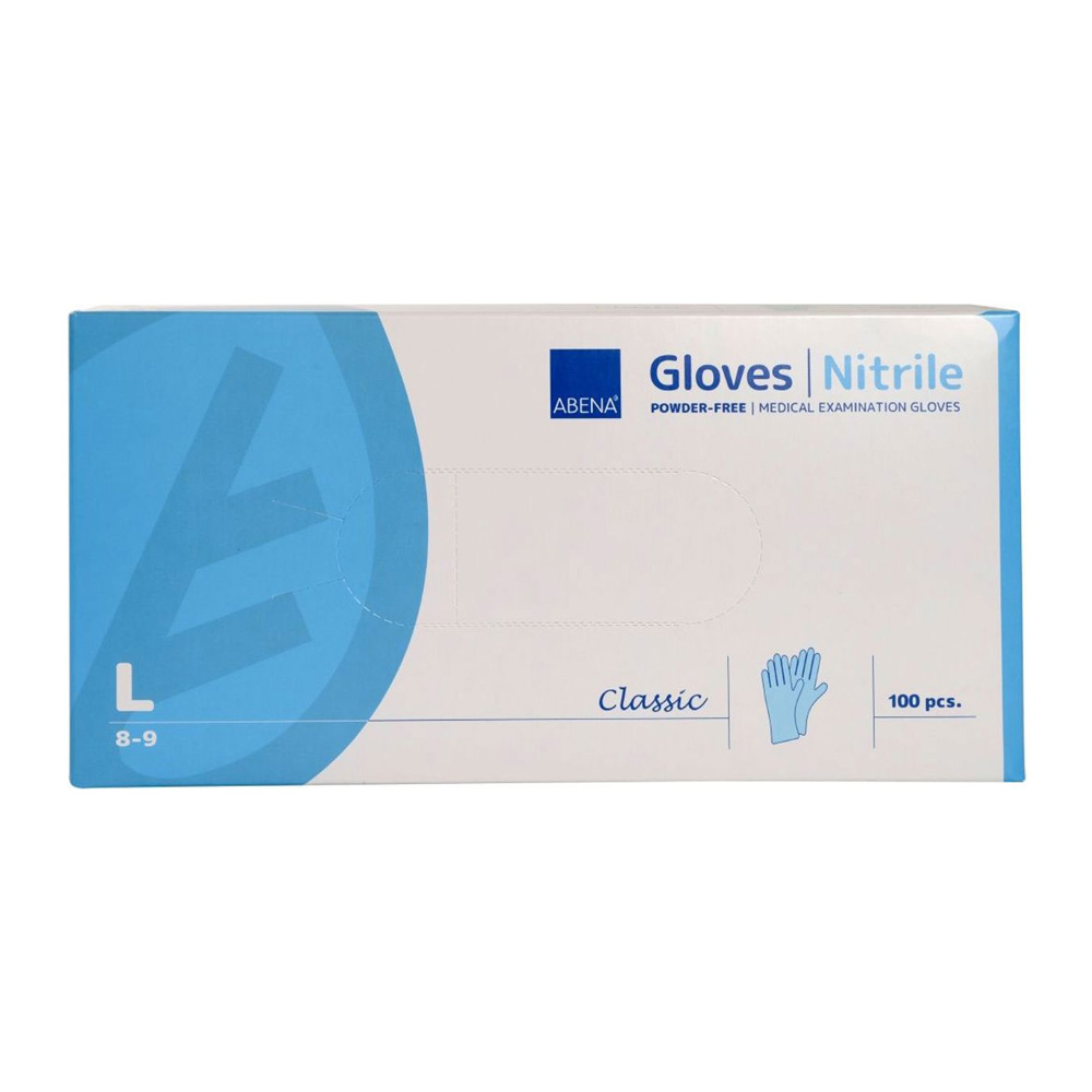 ABENA NITRIL-handschoenen 100 stuks maat L