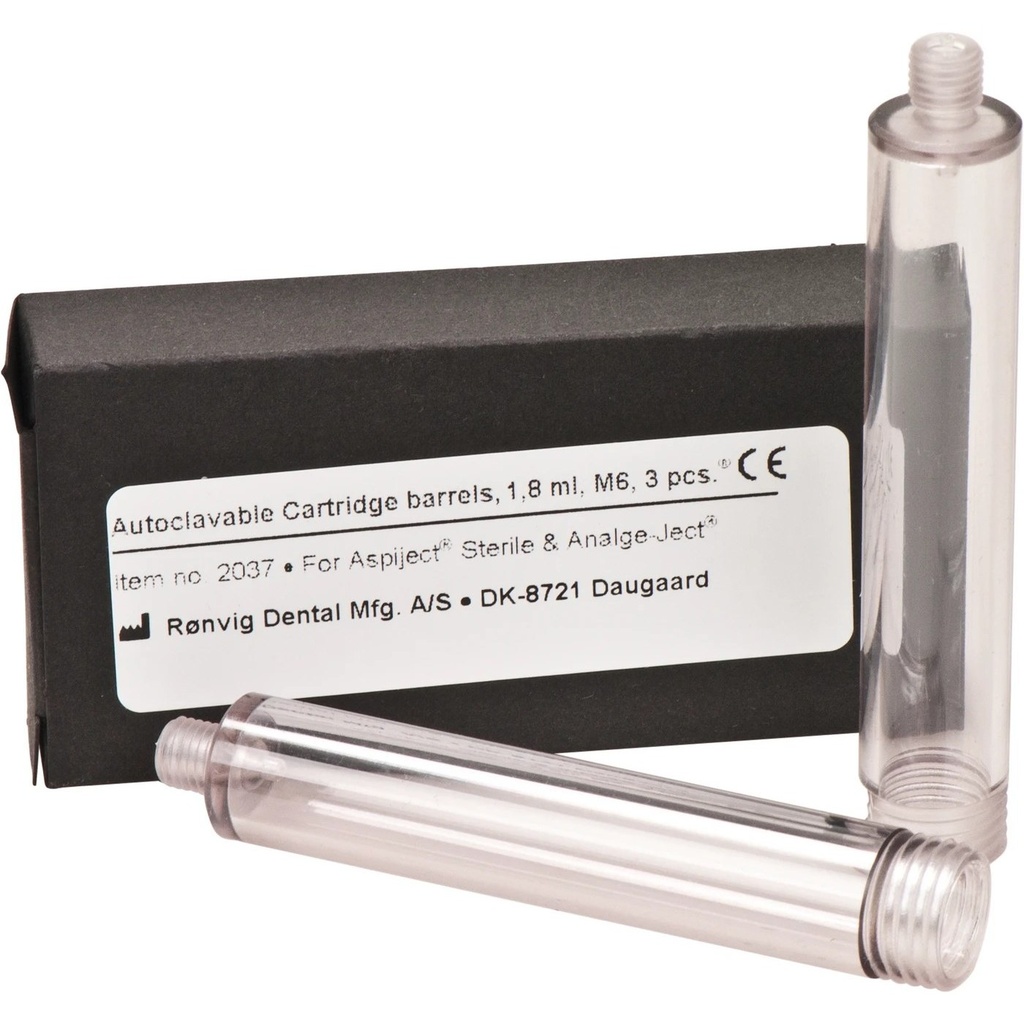 Ronvig autoclaveerbare cartridgehulzen voor ASPIJECT SIS en CALAJECT