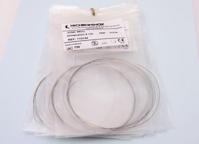 Nichrominox 305 ronde roestvrijstalen draad zacht 3/10, 10 x 1 meter
