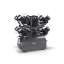 Dürr Dental Quattro P 20 compressor, 4 aggregaten met membraandroger, 400 V