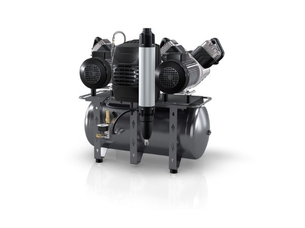 Dürr Dental Duo Tandem CAD/CAM compressor met membraandroogunit en 2 aggregaten