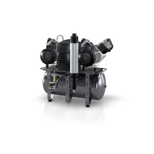 [DRRDENTA-4252500054] Dürr Dental Duo Tandem CAD/CAM compressor met membraandroogunit en 2 aggregaten