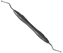 HEMINGWAY, bone curette, 18 cm, size 0, PEEK handle