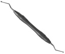 HEMINGWAY, bone curette, 18 cm, size 1, PEEK handle