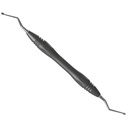 HEMINGWAY, bone curette, 18 cm, size 1, PEEK handle
