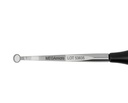 Root res. mirror, plane, rhodium, Ø 3 mm, attachment only