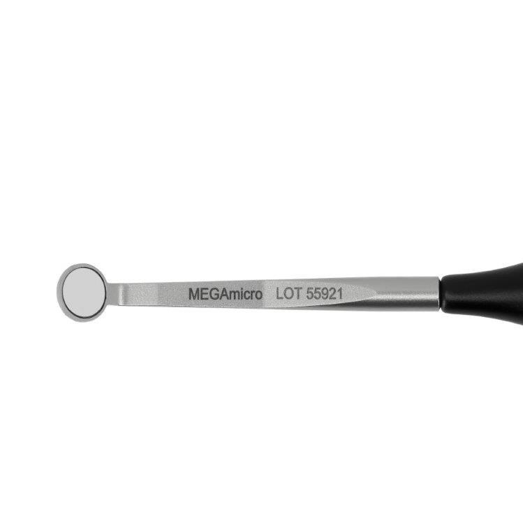 [84-285-105] Root res. mirror, plane, rhodium, Ø 5 mm, attachment only