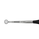 Root res. mirror, plane, rhodium, Ø 5 mm, attachment only
