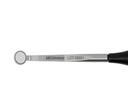 Root res. mirror, plane, rhodium, Ø 5 mm, attachment only