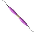 GRACEY, curette, 5/6, DLC coat., PEEK handle, pink