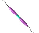 GRACEY, curette, 7/8, DLC coat., PEEK handle, pink
