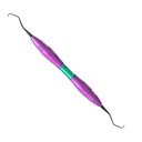GRACEY, curette, 7/8, DLC coat., PEEK handle, pink