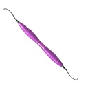 GRACEY, curette, 11/12, DLC coat., PEEK handle, pink