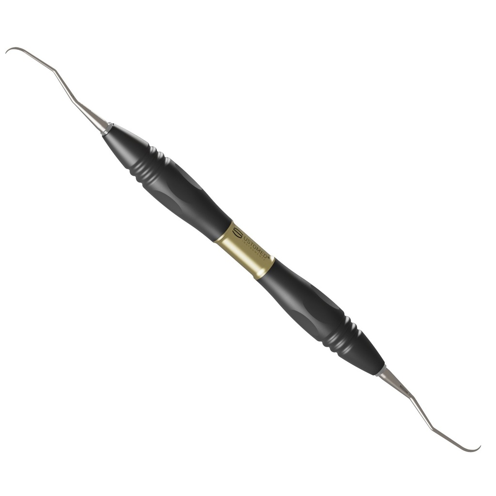 [85-795-056P0T3] LANGER, Kürette, 5/6, titanium, PEEK handle
