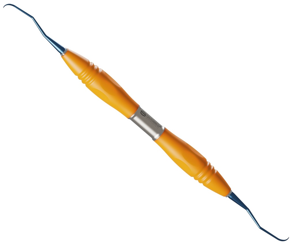 Ustomed Langer 5/6 titanium curette met PEEK handgreep