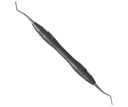 Plugger, ball shaped, size 2, double-ended, PEEK handle