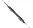 Filling spatula, sz.0, rigid, double-ended, PEEK handle