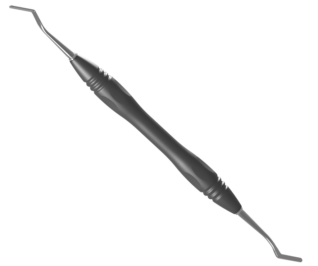 HEIDEMANN, spatula, flex., sz.1, double-end., PEEK handle