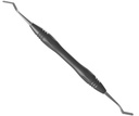 HEIDEMANN, spatula, flex., sz.2, double-end., PEEK handle