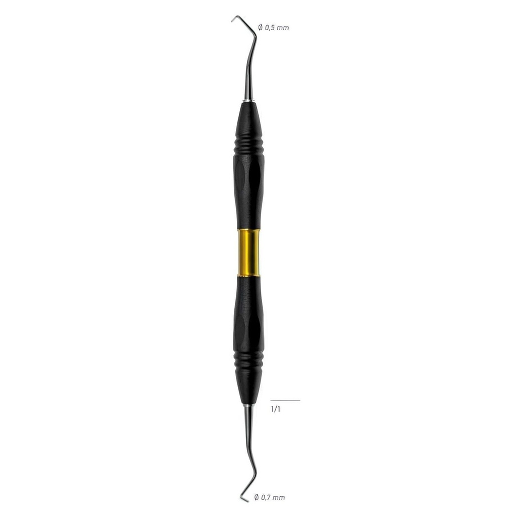 [87-127-001P0T3] Retrograde filling instr., mod.K., size 1, PEEK handle