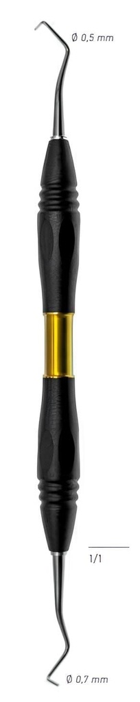 Retrograde filling instr., mod.K., size 1, PEEK handle