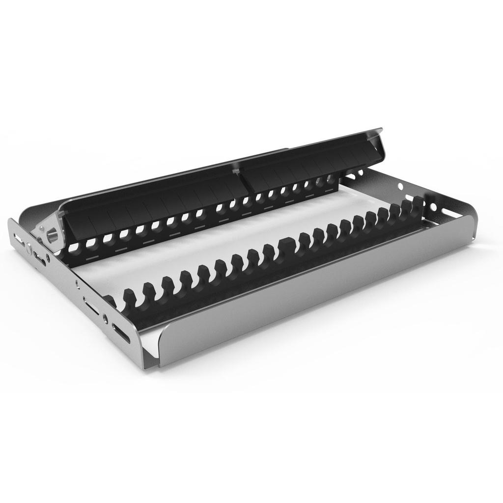 [90-340-020S0] Storing frame, 20 instruments, full-size, black