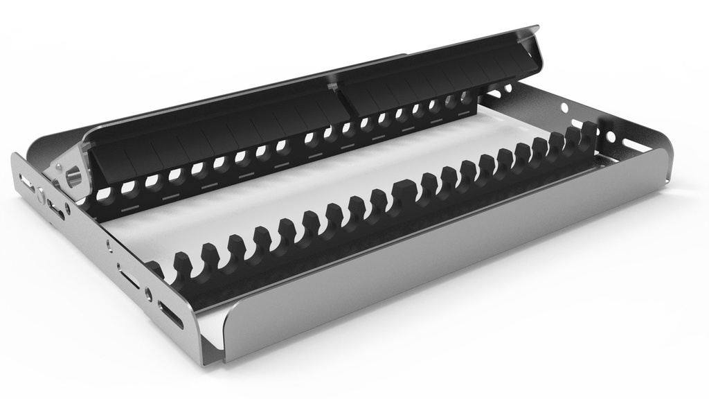 [90-340-020S0] Storing frame, 20 instruments, full-size, black