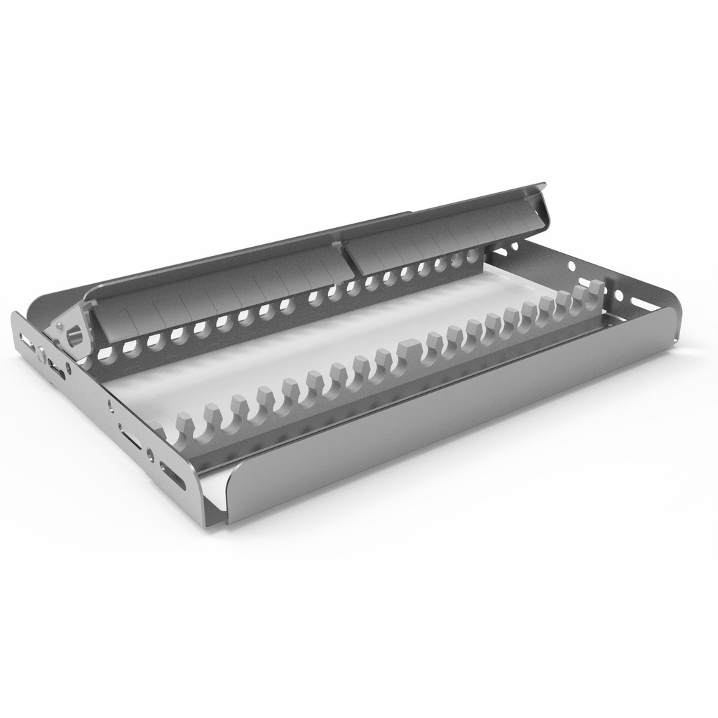 [90-340-020S5] Storing frame, 20 instruments, full-size, grey
